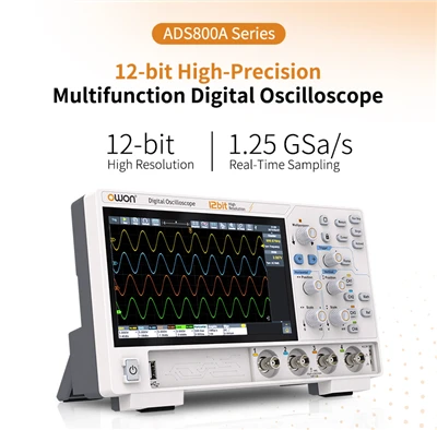 Oscil·loscopi digital de 12 bits de la sèrie ADS800A